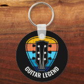 Guitar Legend Guitar in  Sunset Pick Sleutelhanger (Voorkant)