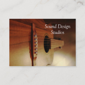 Guitar Lessons Visitekaartjes Studio