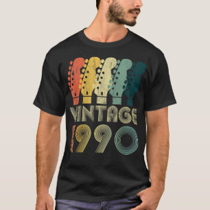 Guitar Lover 32 jaar oude Gifts Limite 1990 T-shirt