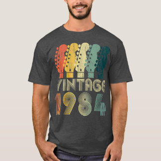 Guitar Lover 38 jaar oude Gifts  Limite 1984 T-shirt