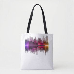Guitar Lover Akoestische gitaarhartslag Gift Draagtas