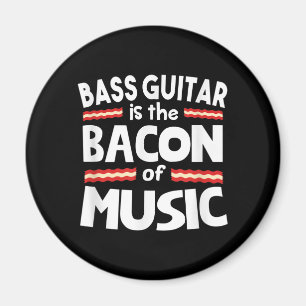 Guitar Lover   Bass Guitar is een bacon of Music F Magneet