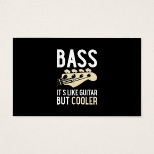 Guitar Lover Bass It's Like Guitar But Cooler