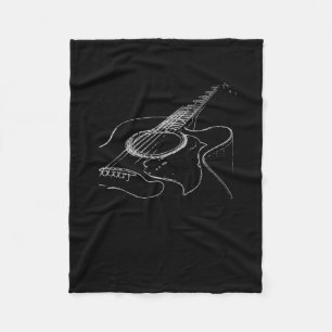 Guitar Lover   gitarist Musicus Fleece Deken