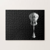 Guitar Lover | Guitar Lake Shadow Gift Legpuzzel (Horizontaal)