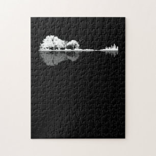 Guitar Lover   Guitar Lake Shadow Gift Legpuzzel