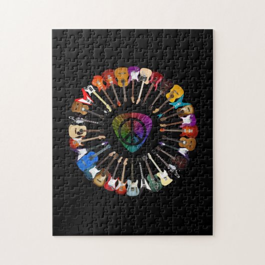Guitar Lover | Guitar-ras Legpuzzel (Verticaal)