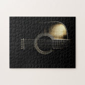 Guitar Lover | Guitar Trunk is zwart Legpuzzel (Horizontaal)