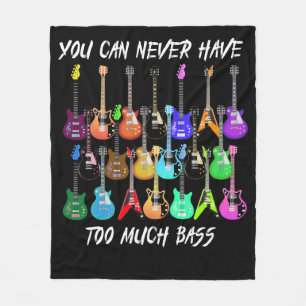 Guitar Lover Je hoeft nooit te slagen Fleece Deken