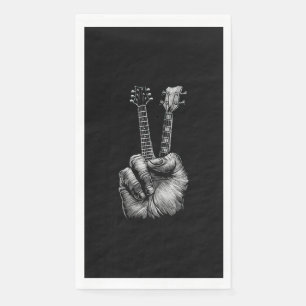 Guitar Lover Zeg Hi Guitar Gift Servet