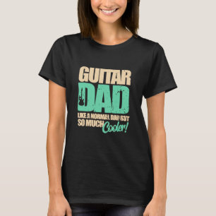 Guitar - Mannen gitarist Papa Funny Guitar Player  T-shirt