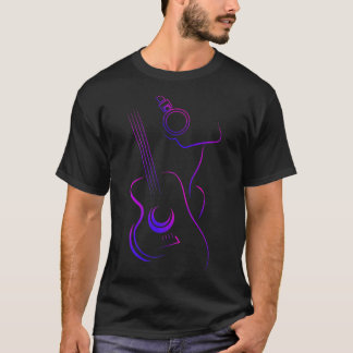 Guitar Mannen Women Music Band Guitarist Stuff Rhy T-shirt