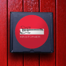 Guitar-minimalistisch zwart-wit