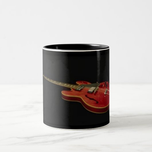 Guitar-Mok- Tweekleurige Koffiemok (Center)