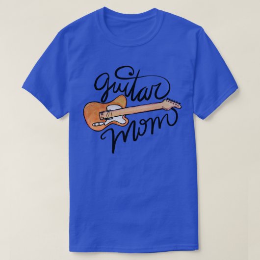 Guitar Mom Premium  T-shirt (Design voorkant)