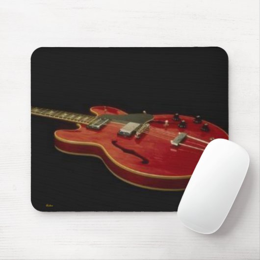 Guitar-Mousepad- Muismat (Met muis)