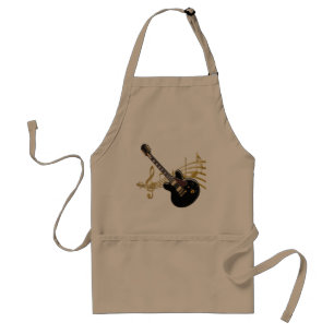 Guitar Music Apron Standaard Schort