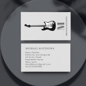 Guitar Music Teacher Visitekaartje