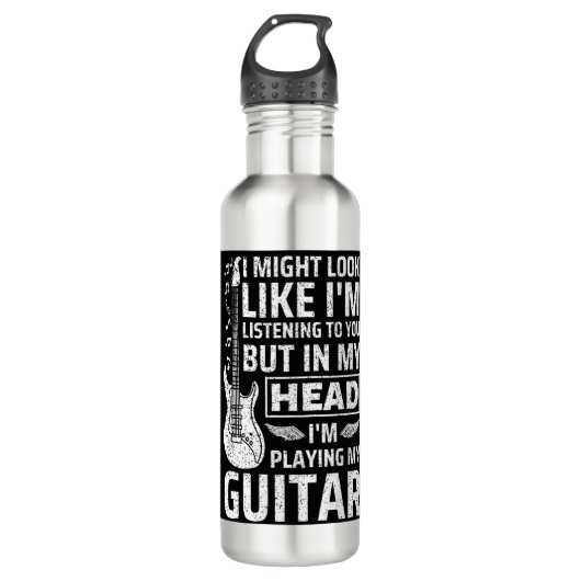 Guitar Music Waterfles (Voorkant)