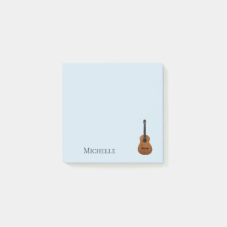 Guitar Musical Blue Post-it® Notes