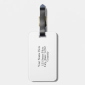 Guitar Musical Instruments Bagagelabel (Achterkant verticaal)