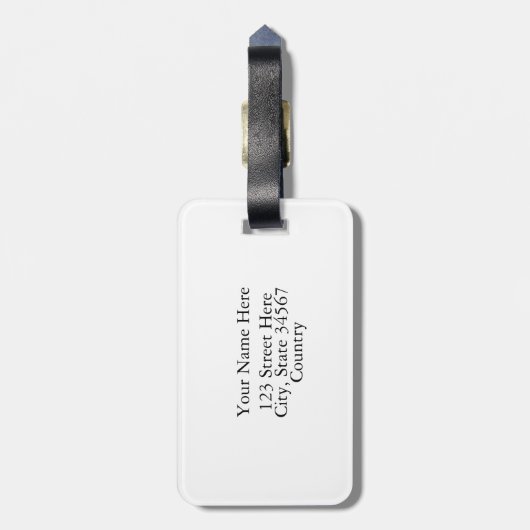 Guitar Musical Instruments Bagagelabel (Achterkant verticaal)