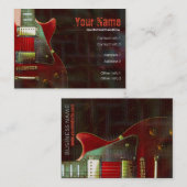 GUITAR Musicalia Carte de visite (Devant / Derrière)