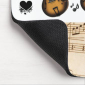 Guitar Muzieknoten Muismat! Muismat (Hoek)