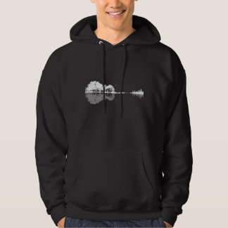 Guitar Natuur Trees Birds Hoodie
