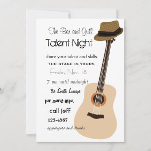Guitar Night Kaart