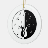 Guitar Night Keramisch Ornament (Links)