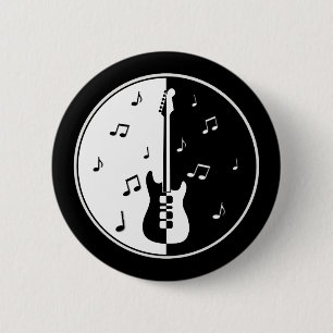 Guitar Night Ronde Button 5,7 Cm