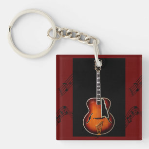 "Guitar Notes" Sleutelhanger