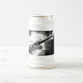 Guitar op Fire Stein Bierpul (Center)