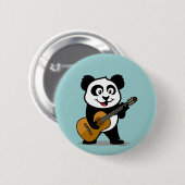 Guitar Panda Ronde Button 5,7 Cm (Voorkant /achterkant)