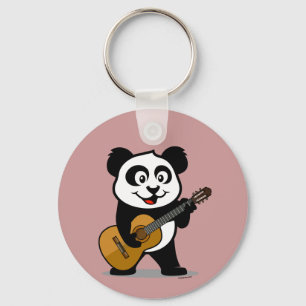 Guitar Panda Sleutelhanger
