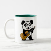 Guitar Panda Tweekleurige Koffiemok (Links)