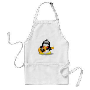 Guitar Penguin Standaard Schort