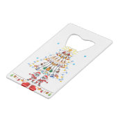 Guitar Père Noël Christmas Tree Amoureux de musiqu (Dos Angle)