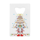 Guitar Père Noël Christmas Tree Amoureux de musiqu (Dos)