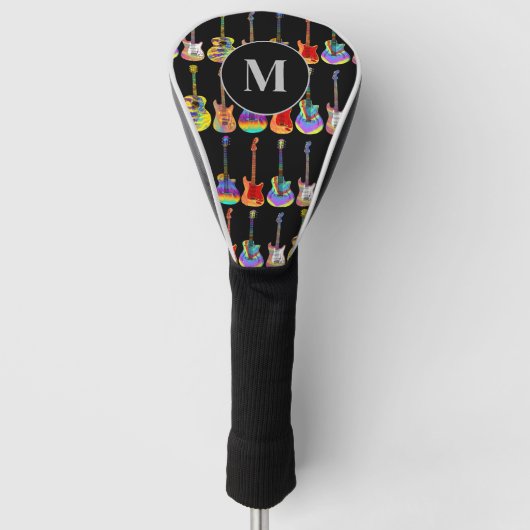 Guitar Personalized Golfheadcover (Voorkant)