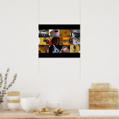 Guitar Photo Collage Poster (Keuken)