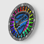 Guitar Pick Blues Music Wall klok (Hoek)
