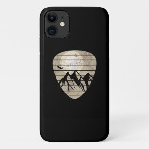 Guitar Pick Mountain Cool Guitarist iPhone 11 Hoesje