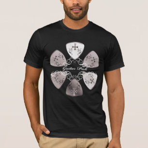 Guitar Pick Round-W T-shirt