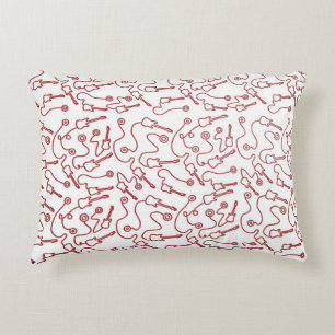 Guitar Pillow. Decoratief Kussen