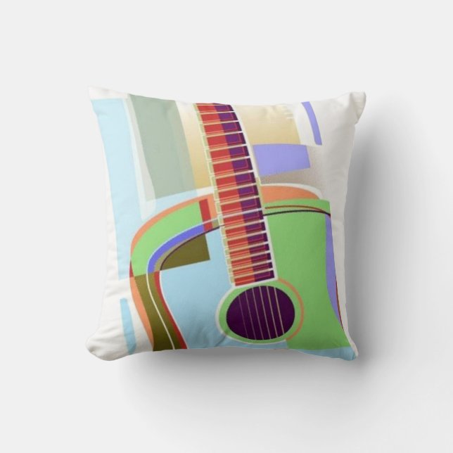 Guitar Pillow Kussen (Voorkant)