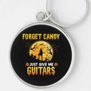 Guitar Play Witch Vergeet Snoep maar Guitar Sleutelhanger
