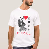 Guitar Player T-shirt Rock N' Roll (Devant)