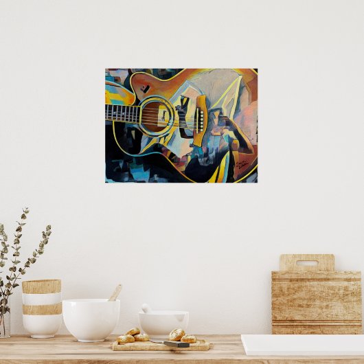 Guitar Poster (Cuisine)
